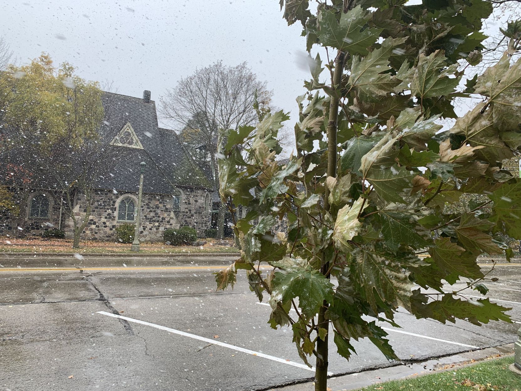 Lake Geneva snow Nov. 12, 2021